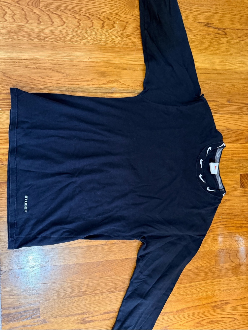 Stussy Black Long Sleeve Tee